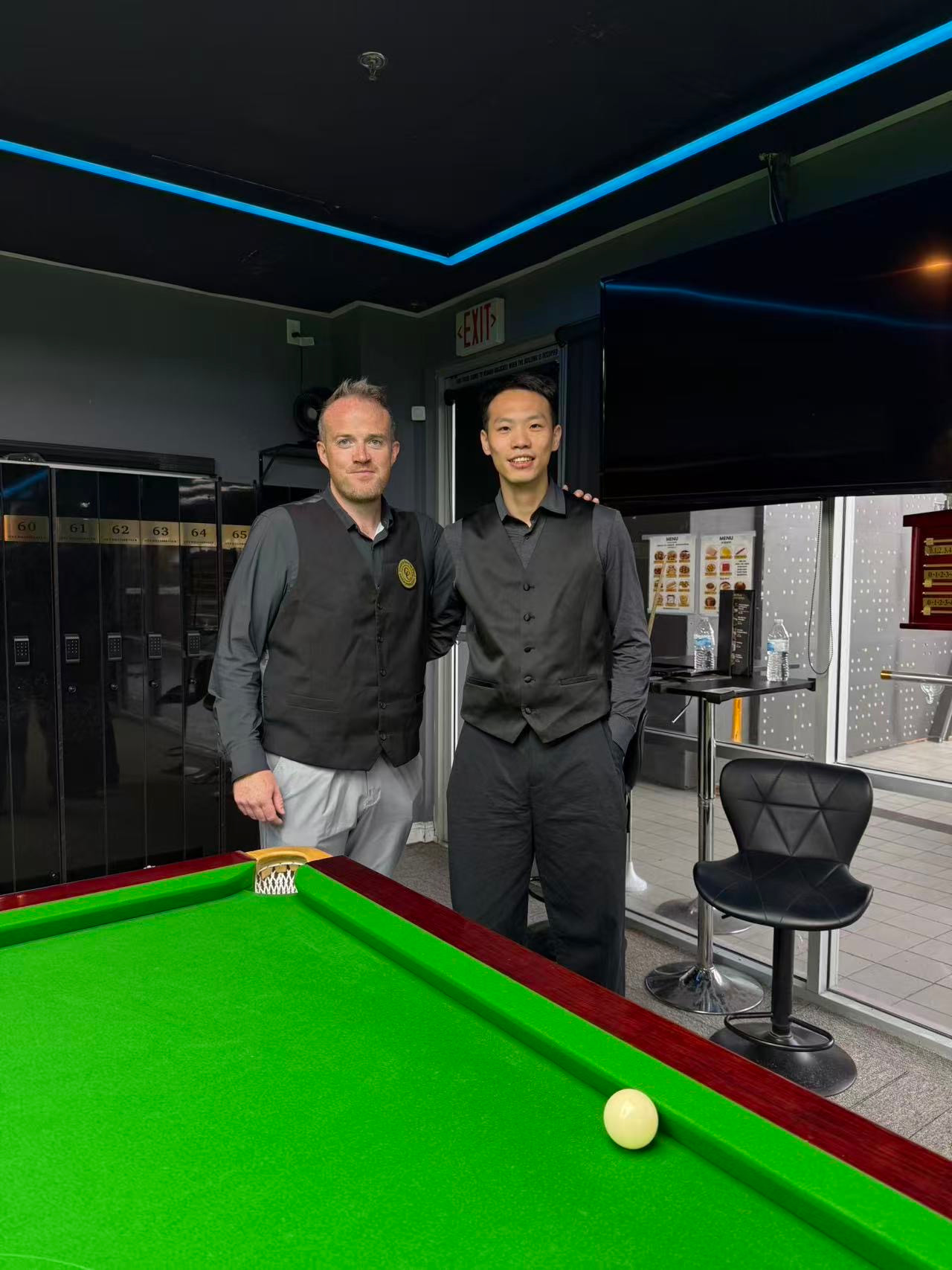 iCUE Snooker US Open Day 1 action photo