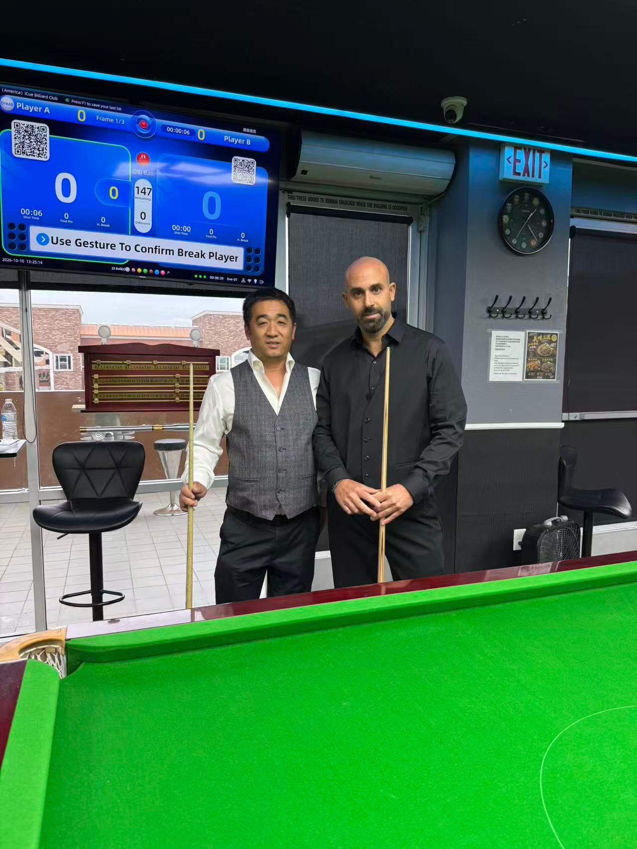 iCUE Snooker US Open Day 1 match photo