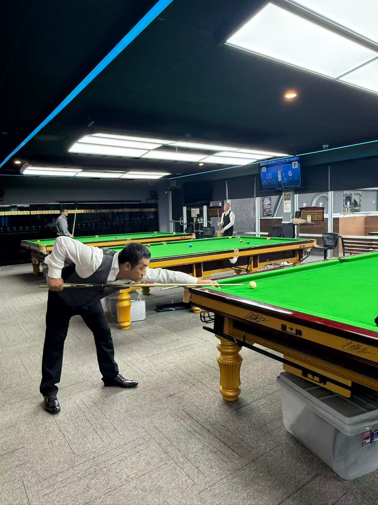 iCUE Snooker US Open Day 1 action photo