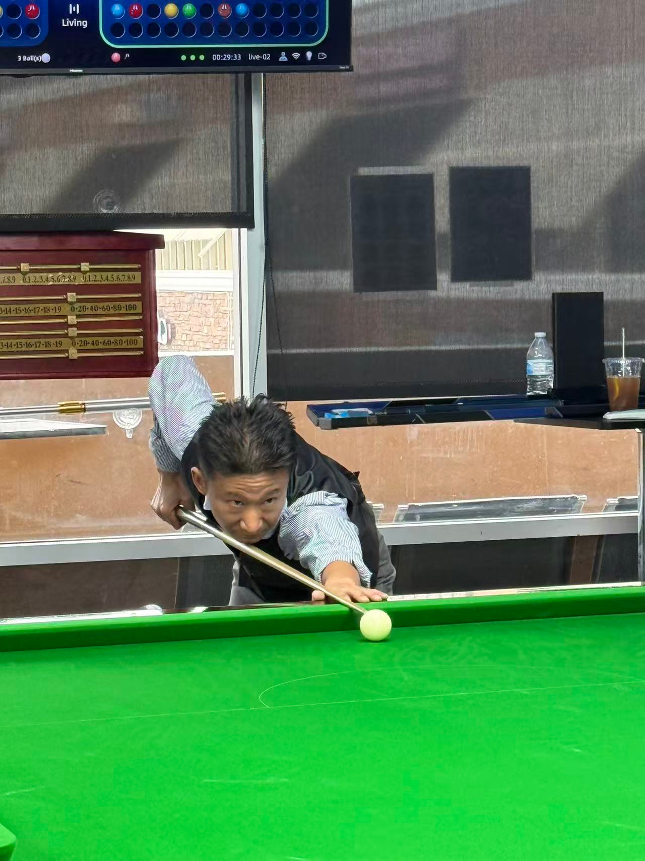 iCUE Snooker US Open Day 1 action photo