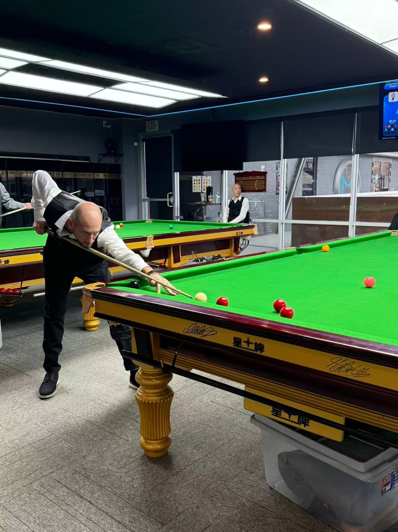 iCUE Snooker US Open Day 1 action photo