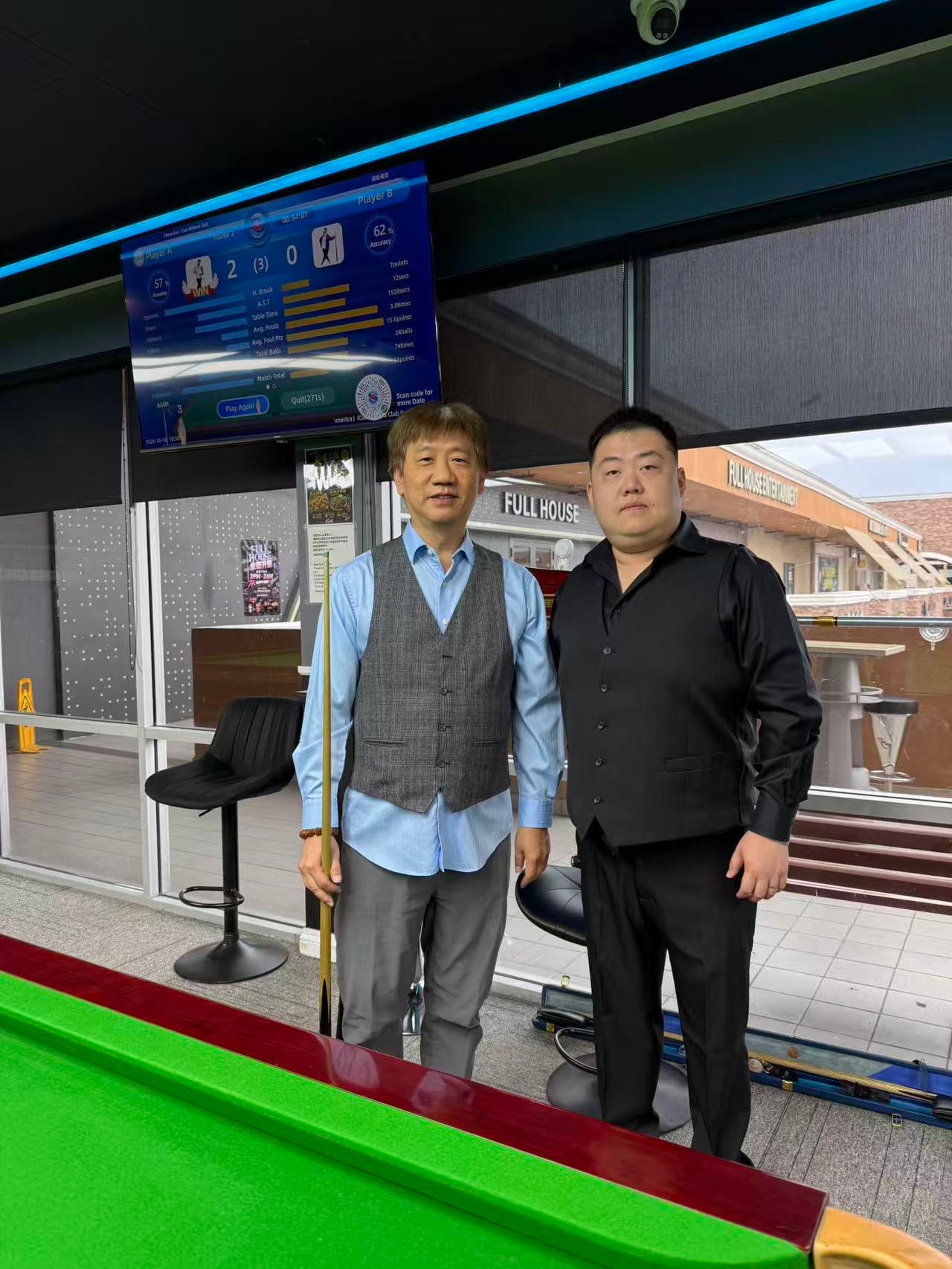 iCUE Snooker US Open Day 1 action photo