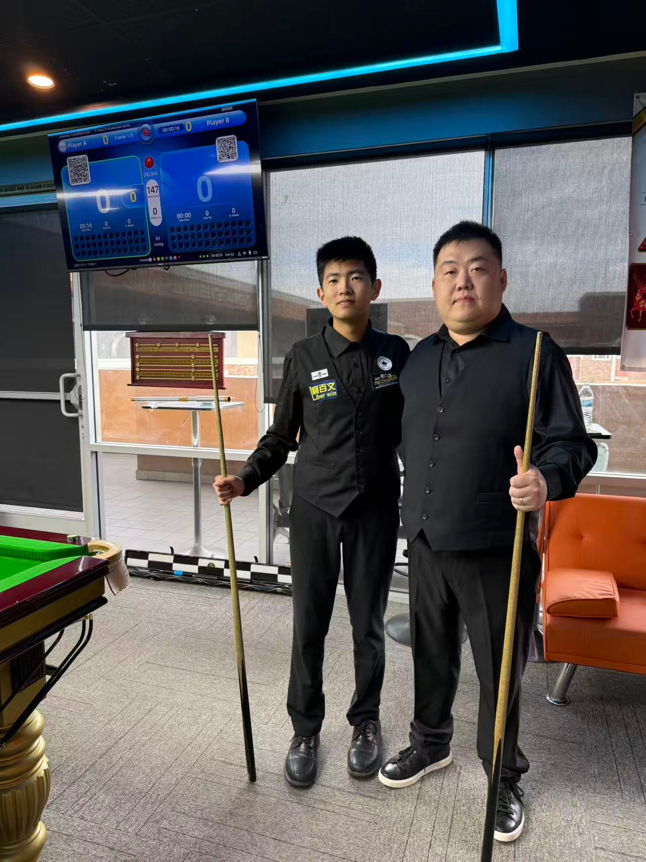 iCUE Snooker US Open Day 2 Peter vs Peng semifinal photo